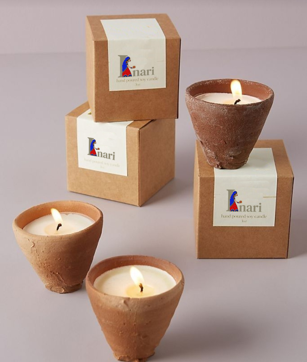 Kulhad Candle - Desi Scented Soy Wax Candle