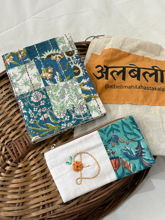 Handcrafted Patchwork Kantha Cotton Journal