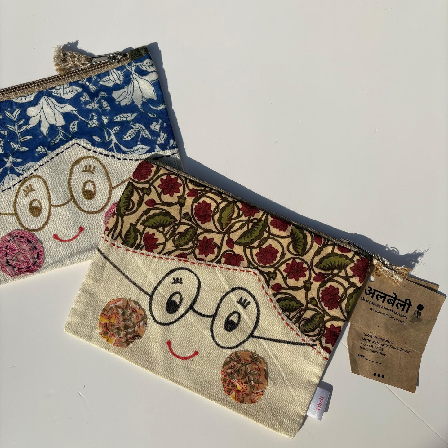 "Gulabo" Pouch (Medium) - Versatile Travel/Cosmetic Clutch