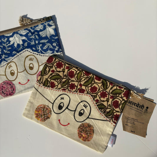 "Gulabo" Pouch (Medium) - Versatile Travel/Cosmetic Clutch