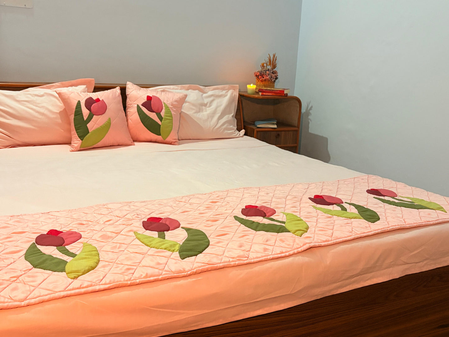 Spring Bedding Collection, Applique & Quilted Bedding Collection
