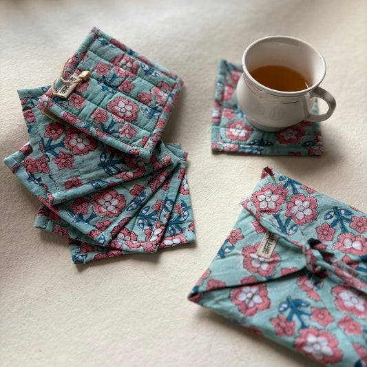 Zero Waste Unique Tea Coaster Set