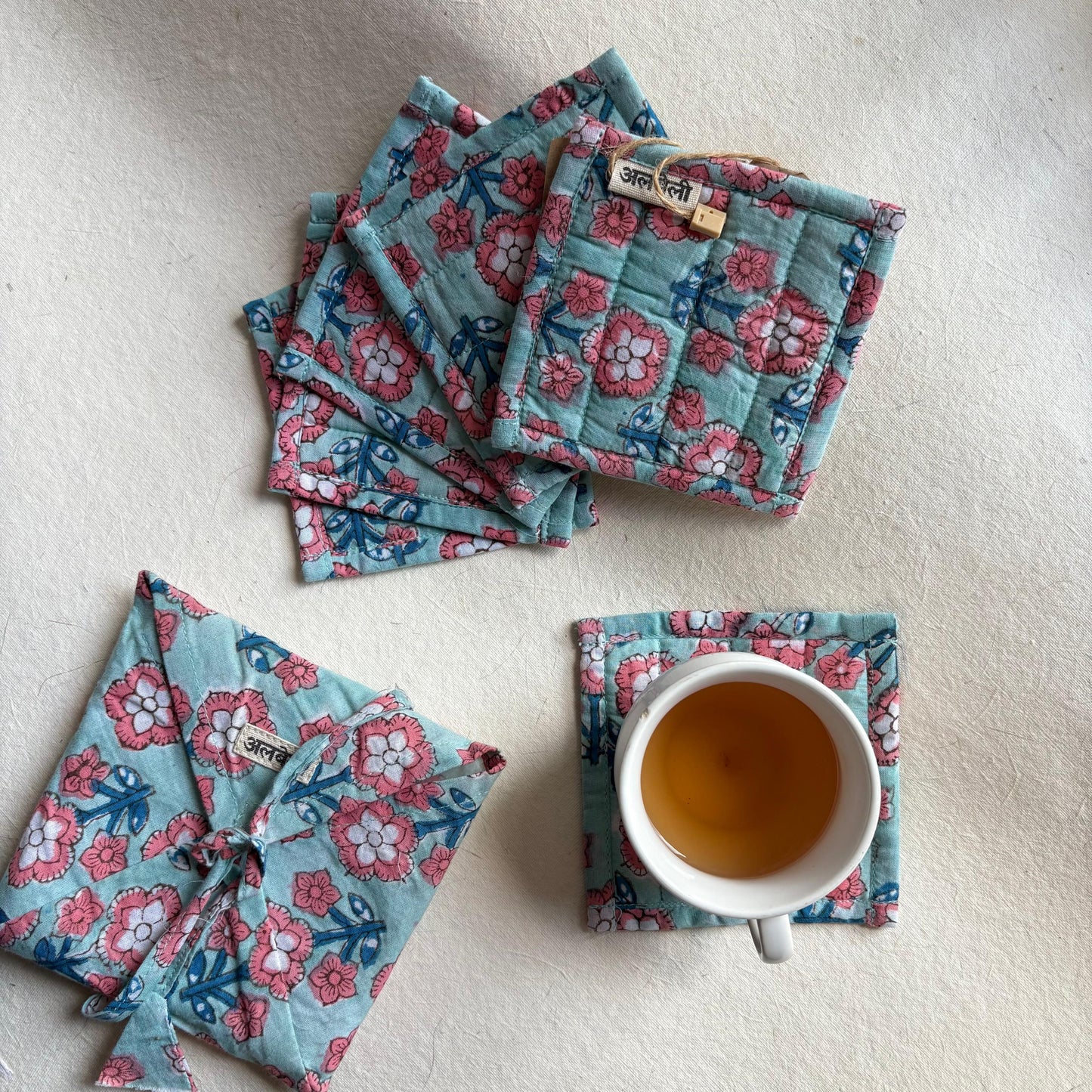 Zero Waste Unique Tea Coaster Set