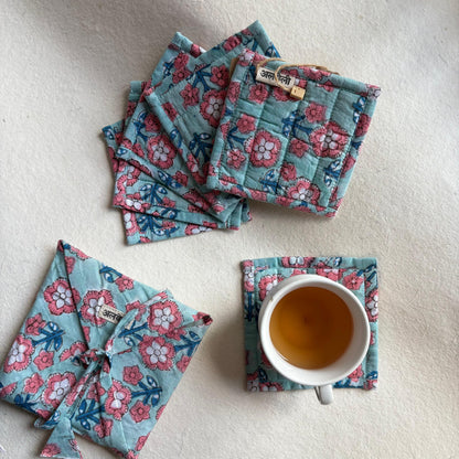 Zero Waste Unique Tea Coaster Set