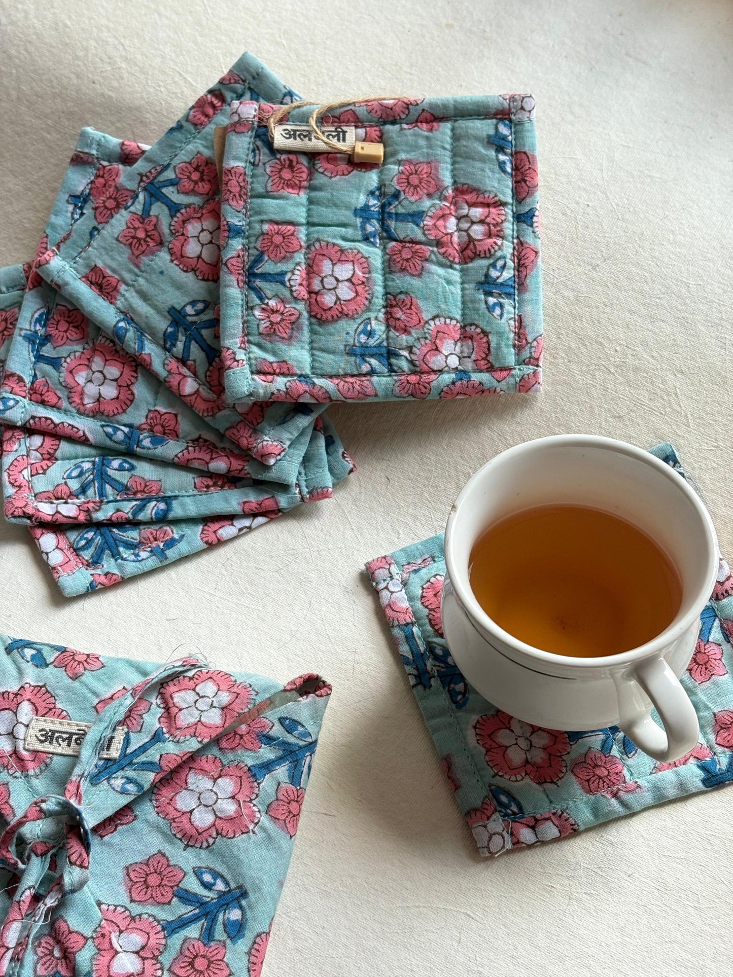 Zero Waste Unique Tea Coaster Set