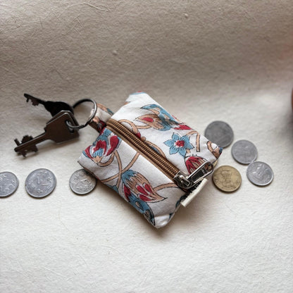 Coin Pouch | Bag Charm | Keychain - Sustainable 3-in-1 Accessory