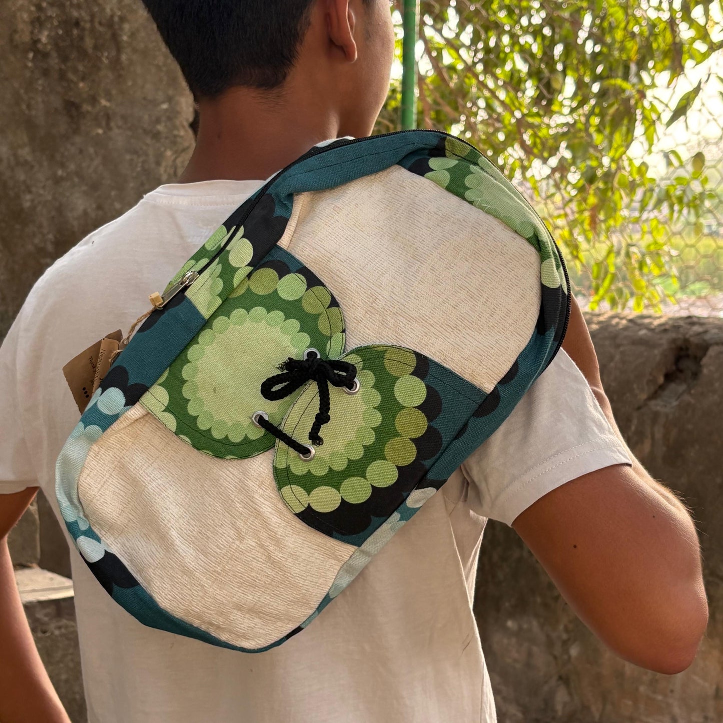 Shoe Bag with 2 Compartments | Sustainable Travel Organizer